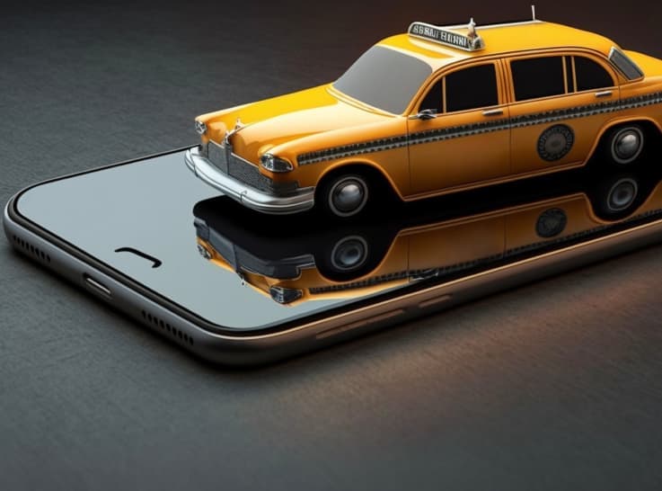 Decorative shape accent for Groton NY Taxi and car Service section background